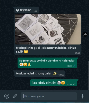 Zeta Fotokopi Sizden Gelenler