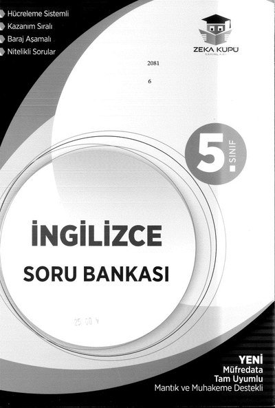 İNGİLİZCE SORU BANKASI Zeta Fotokopi