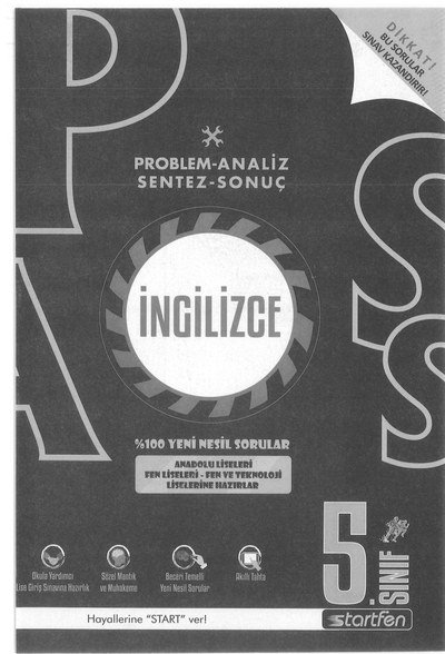 PROBLEM ANALİZ SENTEZ SONUÇ İNGİLİZCE