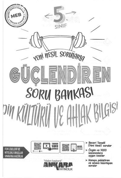 DİN KÜLTÜRÜ VE AHLAK BİLGİSİ SORU BANKASI Zeta Fotokopi