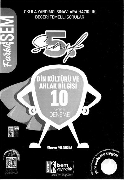 DİN KÜLTÜRÜ VE AHLAK BİLGİSİ 10 FASİKÜL DENEME Zeta Fotokopi