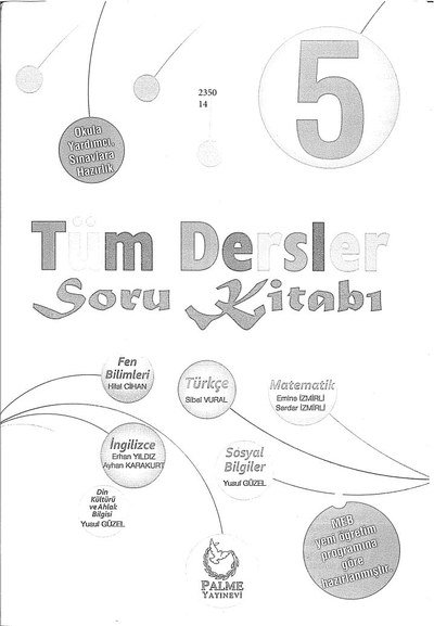 TÜM DERSLER SORU KİTABI