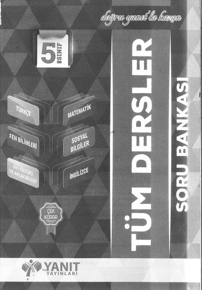 TÜM DERSLER SORU BANKASI Zeta Fotokopi