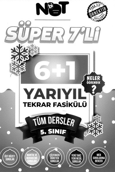 6+1 YARIYIL TEKRAR FASİKÜLÜ Zeta Fotokopi