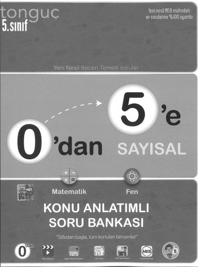0'DAN 5'E SAYISAL KONU ANLATIMLI SORU BANKASI Zeta Fotokopi