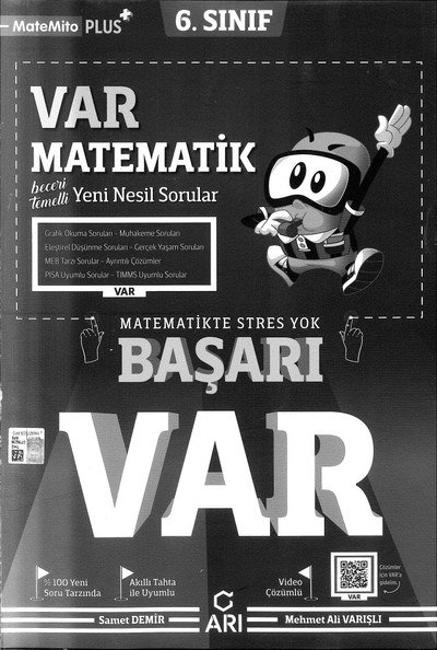 VAR MATEMATİK YENİ NESİL SORULAR Zeta Fotokopi