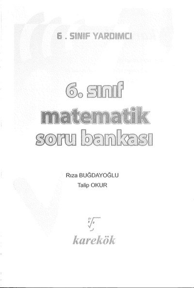 MATEMATİK SORU BANKASI Zeta Fotokopi