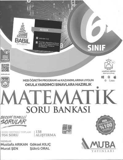 MATEMATİK SORU BANKASI Zeta Fotokopi