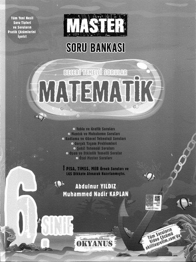 MASTER MATEMATİK SORU BANKASI Zeta Fotokopi