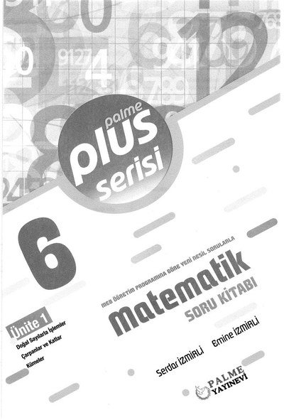 MATEMATİK SORU BANKASI PALME PLUS SERİSİ Zeta Fotokopi