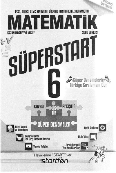 MATEMATİK SÜPERSTART SORU BANKASI Zeta Fotokopi