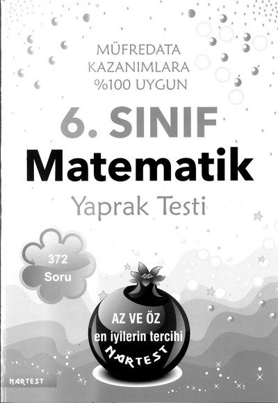 MATEMATİK YAPRAK TESTİ Zeta Fotokopi