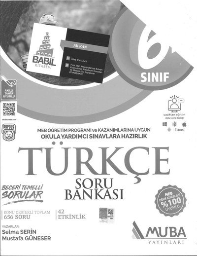 TÜRKÇE SORU BANKASI Zeta Fotokopi