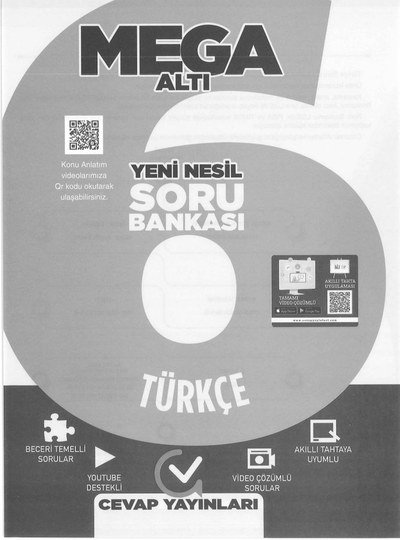 MEGA ALTI YENİ NESİL SORU BANKASI TÜRKÇE Zeta Fotokopi