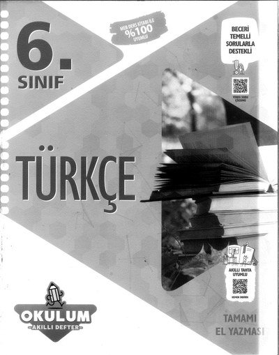 TÜRKÇE OKULUM AKILLI DEFTER