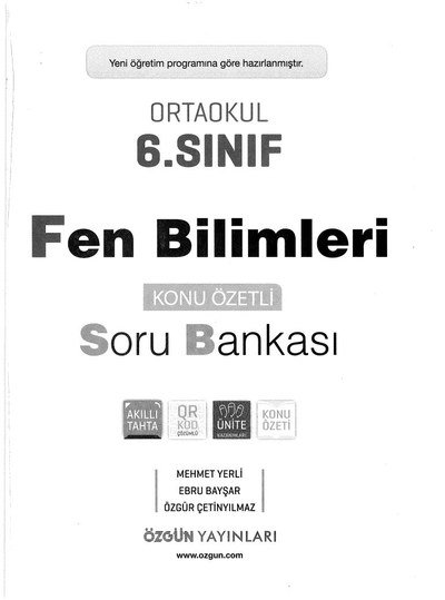 FEN BİLİMLERİ SORU BANKASI KONU ÖZETLİ Zeta Fotokopi