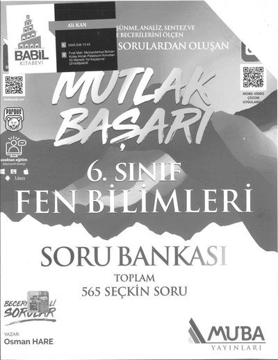 MUTLAK BAŞARI FEN BİLİMLERİ SORU BANKASI Zeta Fotokopi