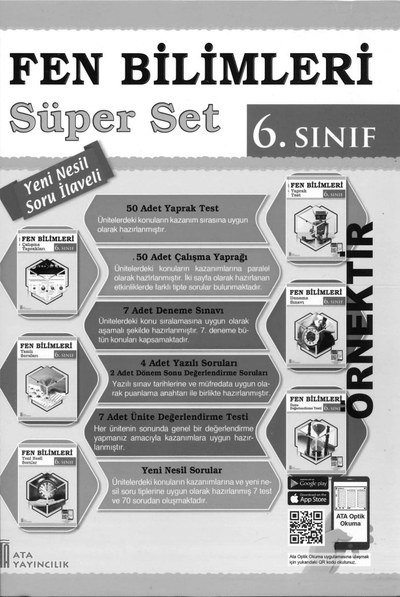 FEN BİLİMLERİ SÜPER SET Zeta Fotokopi