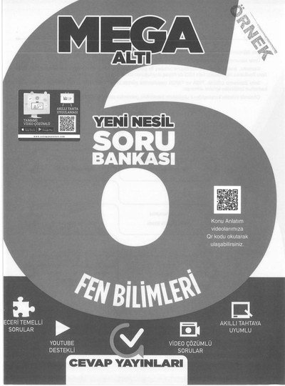 MEGA ALTI SORU BANKASI FEN BİLİMLERİ Zeta Fotokopi