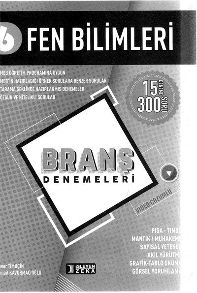 FEN BİLİMLERİ BRANŞ DENEMELERİ