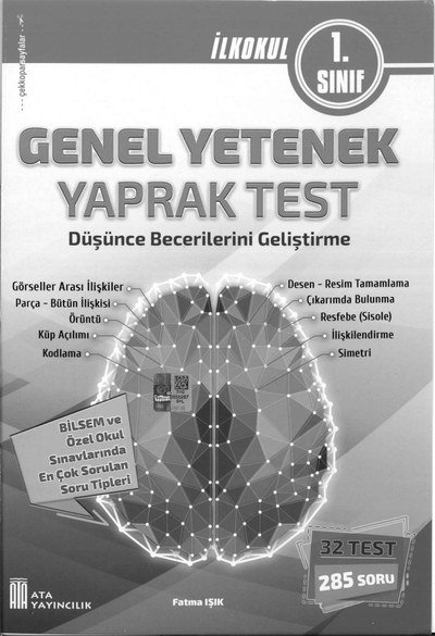 GENEL YETENEK YAPRAK TEST Zeta Fotokopi