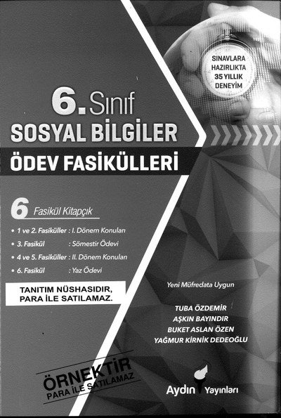 SOSYAL BİLGİLER ÖDEV FASİKÜLLERİ Zeta Fotokopi