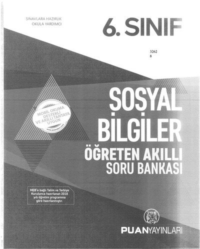 SOSYAL BİLGİLER ÖĞRETEN AKILLI SORU BANKASI Zeta Fotokopi