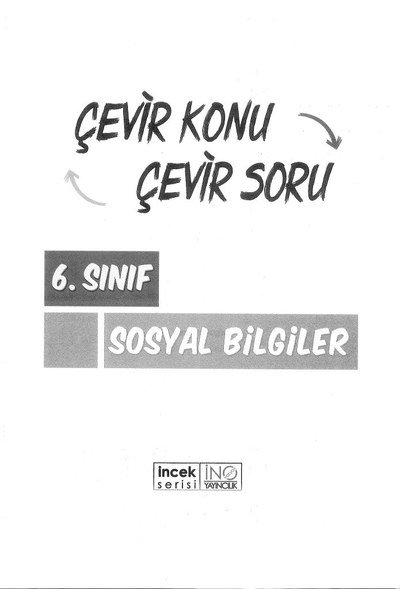 ÇEVİR KONU ÇEVİR SORU SOSYAL BİLGİLER Zeta Fotokopi
