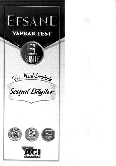 EFSANE YAPRAK TEST SOSYAL BİLGİLER