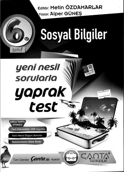 SOSYAL BİLGİLER YENİ NESİL SORULARLA YAPRAK TEST Zeta Fotokopi