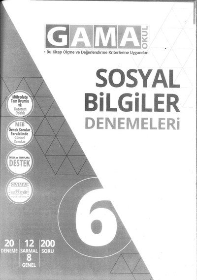 SOSYAL BİLGİLER DENEMELERİ Zeta Fotokopi