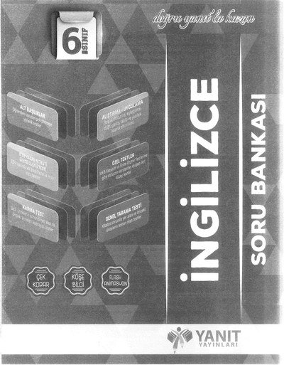 İNGİLİZCE SORU BANKASI Zeta Fotokopi