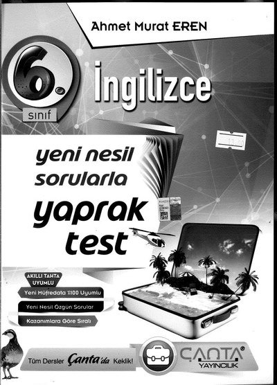 İNGİLİZCE YENİ NESİL YAPRAK TEST