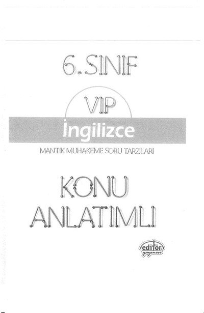 VIP İNGİLİZCE KONU ANLATIMLI Zeta Fotokopi
