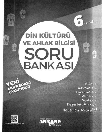 DİN KÜLTÜRÜ VE AHLAK BİLGİSİ SORU BANKASI Zeta Fotokopi