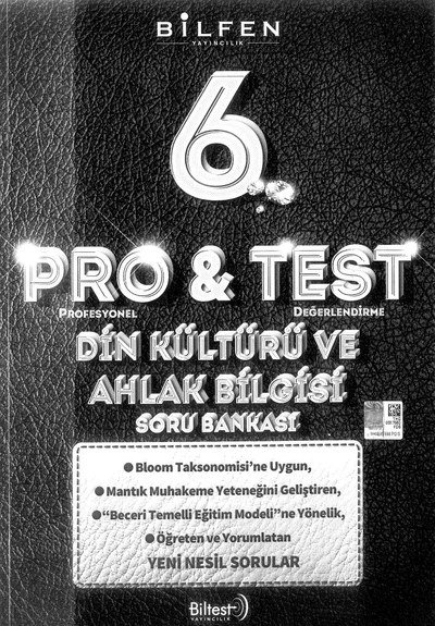 PRO & TEST DİN KÜLTÜRÜ VE AHLAK BİLGİSİ SORU BANKASI Zeta Fotokopi