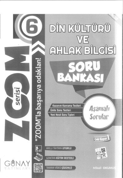 DİN KÜLTÜRÜ VE AHLAK BİLGİSİ SORU BANKASI Zeta Fotokopi