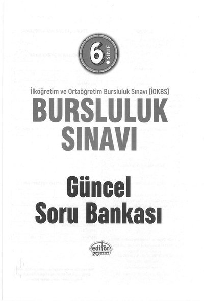 BURSLULUK SINAVI GÜNCEL SORU BANKASI Zeta Fotokopi