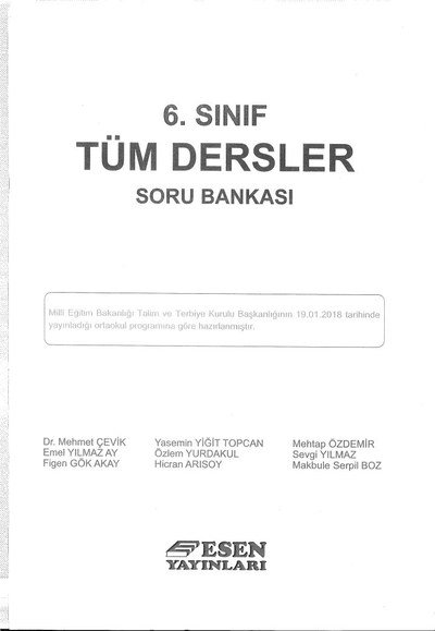 TÜM DERSLER SORU BANKASI Zeta Fotokopi