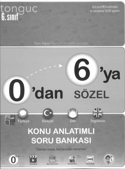 KONU ANLATIMLI SORU BANKASI SÖZEL