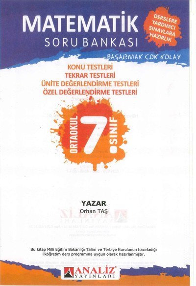 MATEMATİK SORU BANKASI Zeta Fotokopi
