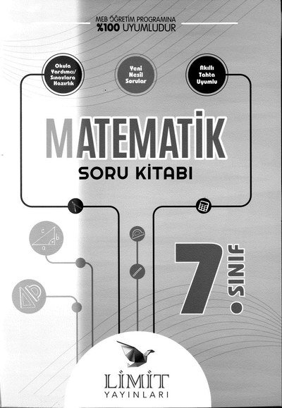 MATEMATİK SORU KİTABI Zeta Fotokopi