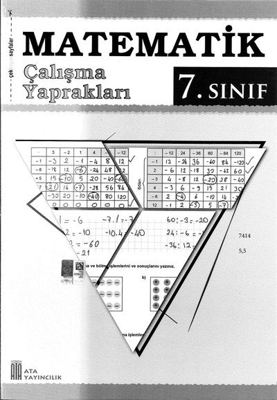 MATEMATİK ÇALIŞMA YAPRAKLARI Zeta Fotokopi