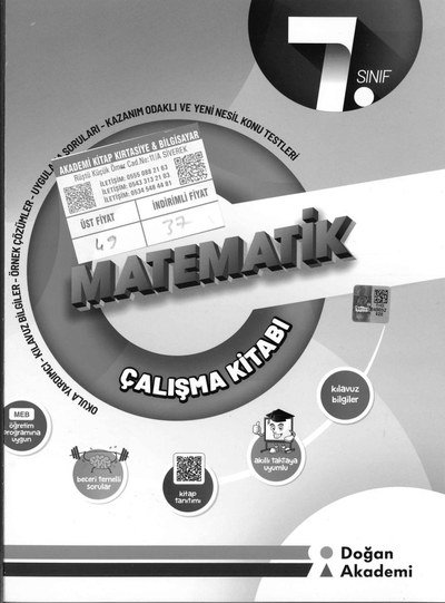 MATEMATİK ÇALIŞMA KİTABI Zeta Fotokopi