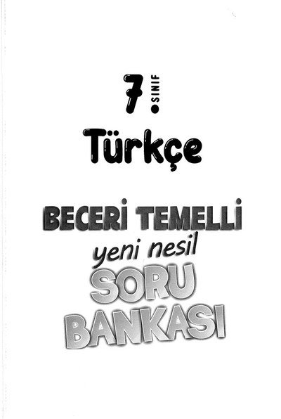 TÜRKÇE BECERİ TEMELLİ YENİ NESİL SORU BANKASI Zeta Fotokopi