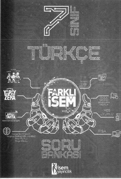 TÜRKÇE FARKLI İSEM SORU BANKASI