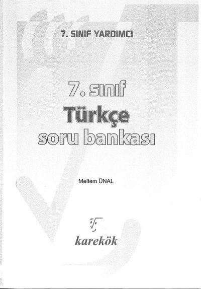 TÜRKÇE SORU BANKASI Zeta Fotokopi