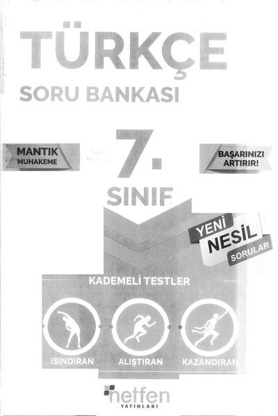 TÜRKÇE SORU BANKASI KADEMELİ TESTLER Zeta Fotokopi