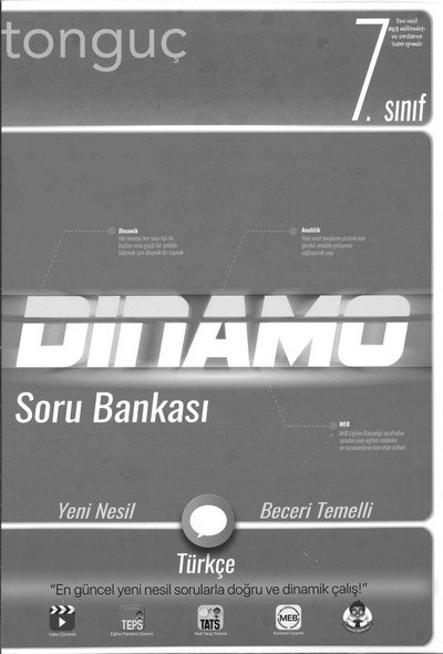 DİNAMO SORU BANKASI TÜRKÇE Zeta Fotokopi