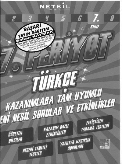 7. PERİYOT TÜRKÇE YENİ NESİL SORULAR VE ETKİNLİKLER Zeta Fotokopi